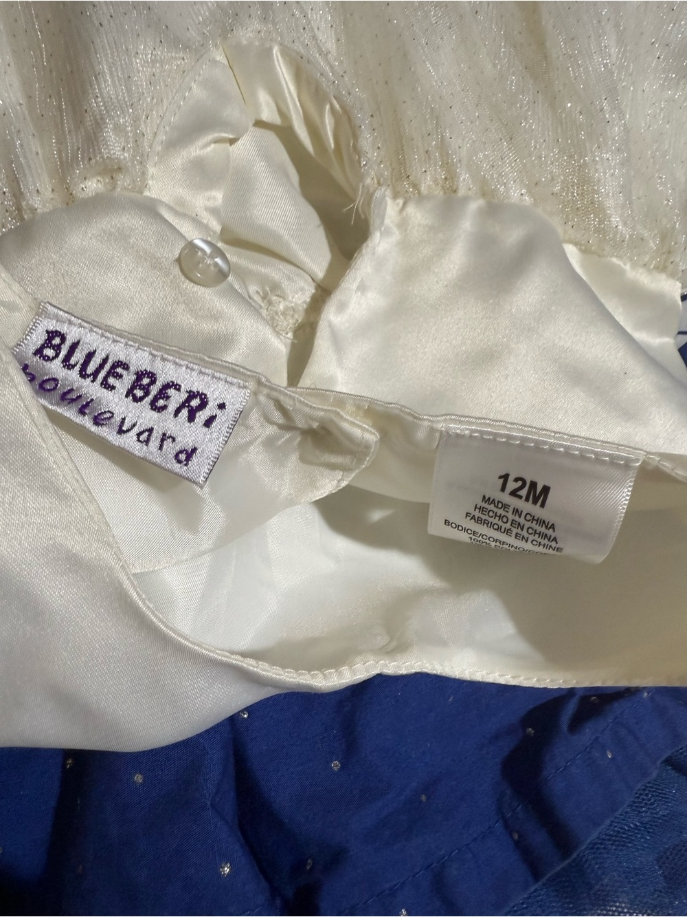 Carter's Gold Shimmery Ruffle Dress - Picture 15 of 16